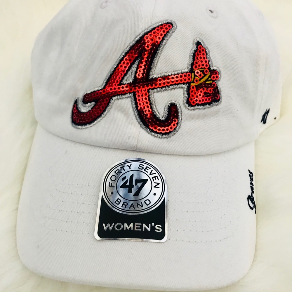 ATLANTA BRAVES ADULT LARGE LOW PROFILE 1-FIT Hat